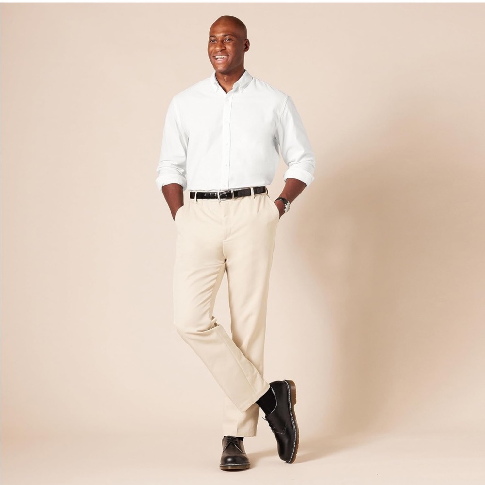 Amazon Essentials Men's Regular-Fit Long-Sleeve Oxford Shirt